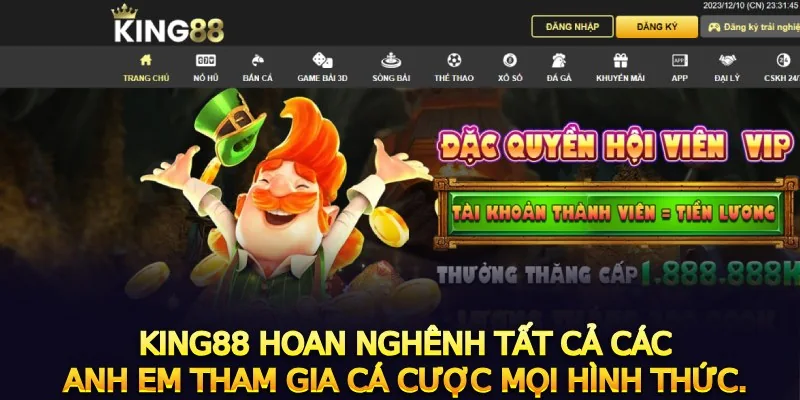 Dùng điện thoại đăng ký king88