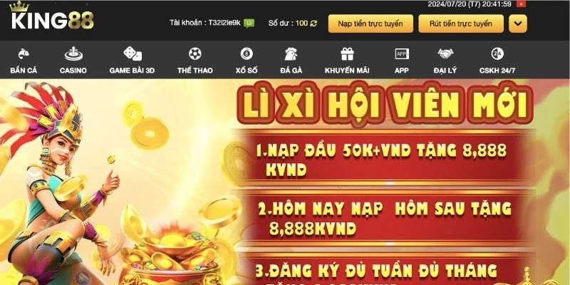 Giới thiệu về nạp tiền King88